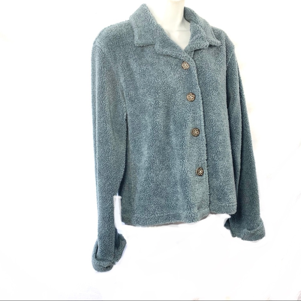 True Grit Vintage Jacket Sz M Sherpa Style Fleece - Picture 4 of 10
